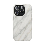 Classic White Marble iPhone Case with MagSafe - Shamo's