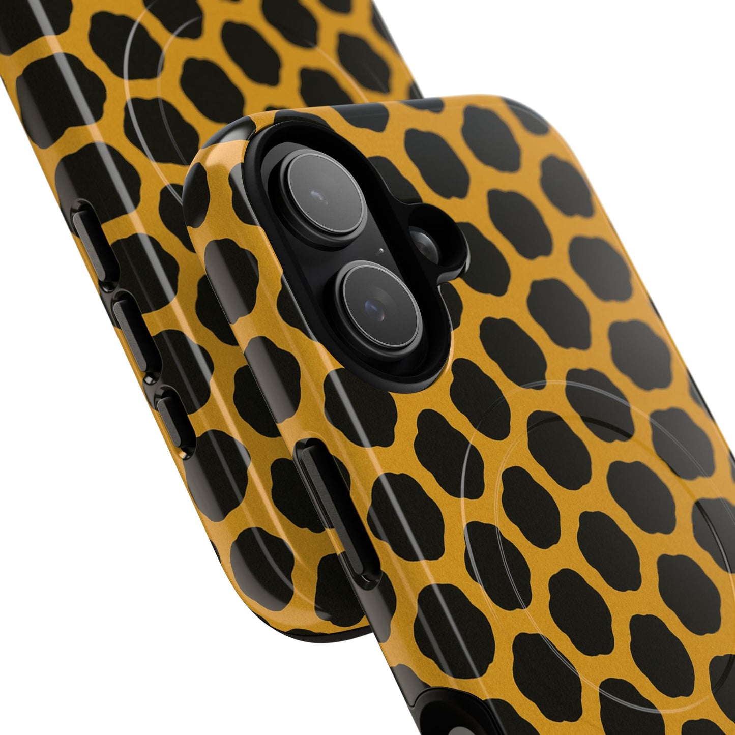 Stylish Leopard Pattern Magnetic iPhone Case | Compatible with MagSafe