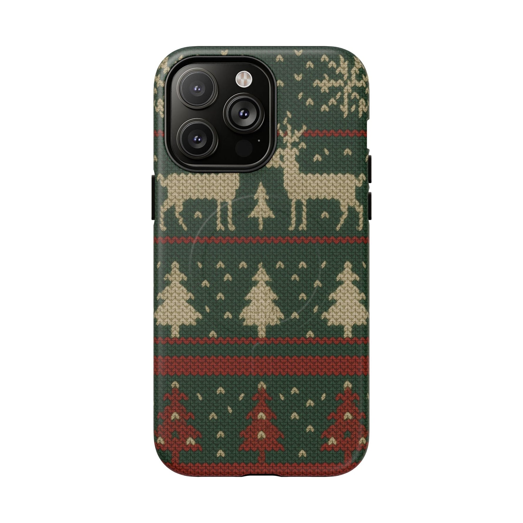 Holiday Knit Reindeer MagSafe Tough iPhone Case  Shamo's iPhone 14 Pro Max / Matte