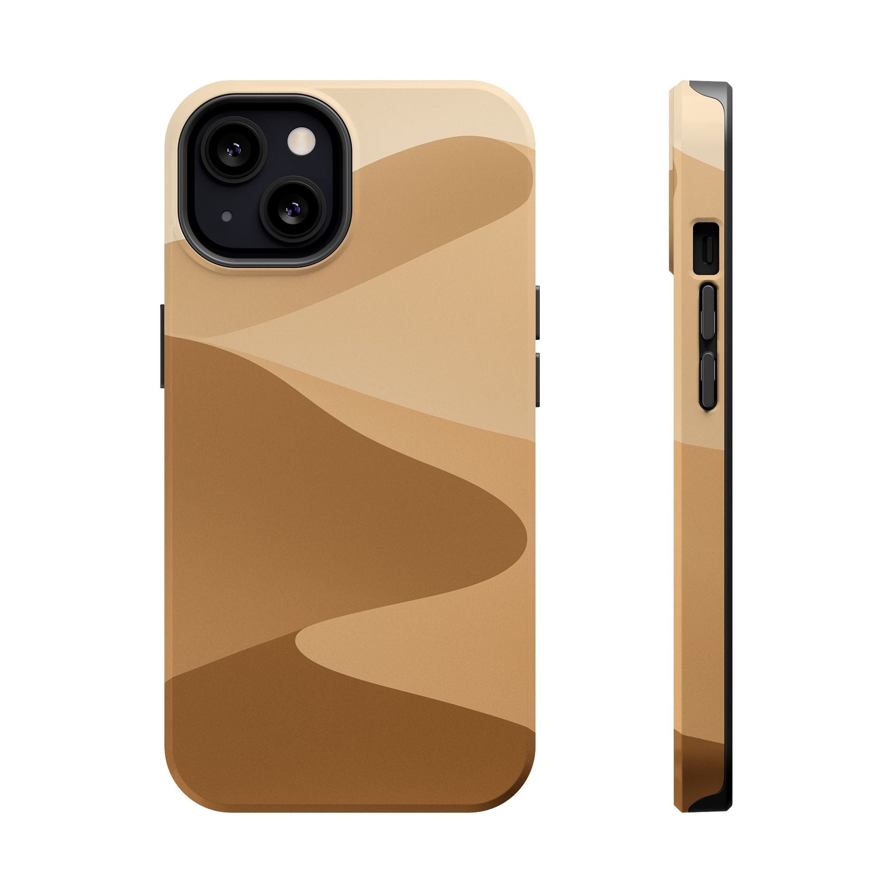 Neutral Desert Wave Design iPhone Case | MagSafe  Shamo's iPhone 13 / Glossy