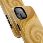 Luxury Series Swirl Gold iPhone Case compatible with MagSafe - Shamo's