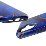 Blue Gold Marble Phone Case  Shamo's