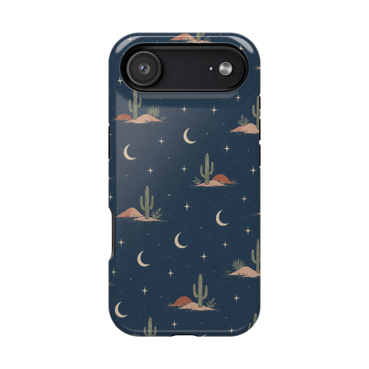 Desert Moon MagSafe Phone Case, glossy iPhone 17 Air, rear view