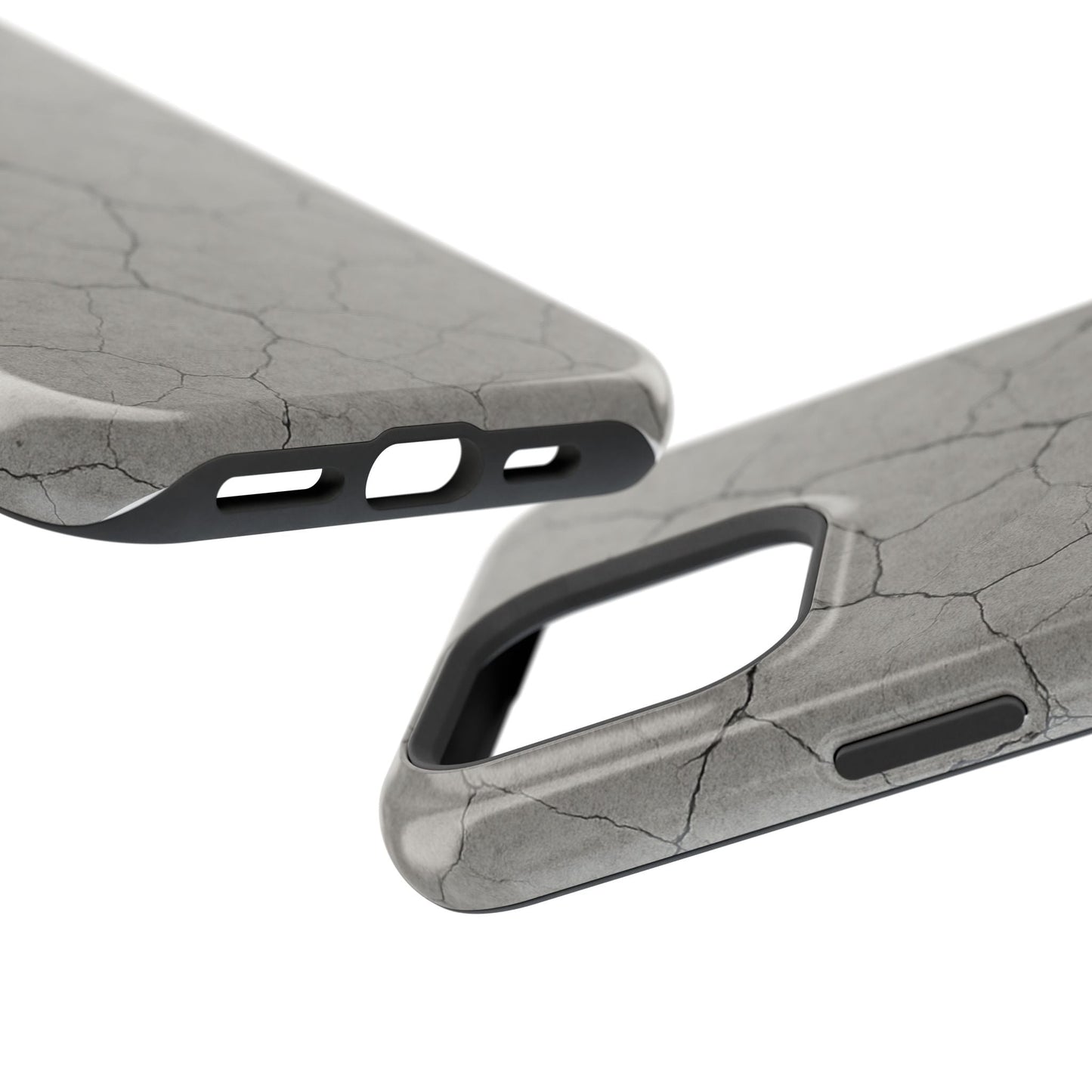Cracked Concrete Texture iPhone Case with MagSafe compatibility  Shamo's