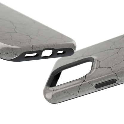 Cracked Concrete Texture iPhone Case with MagSafe compatibility  Shamo's