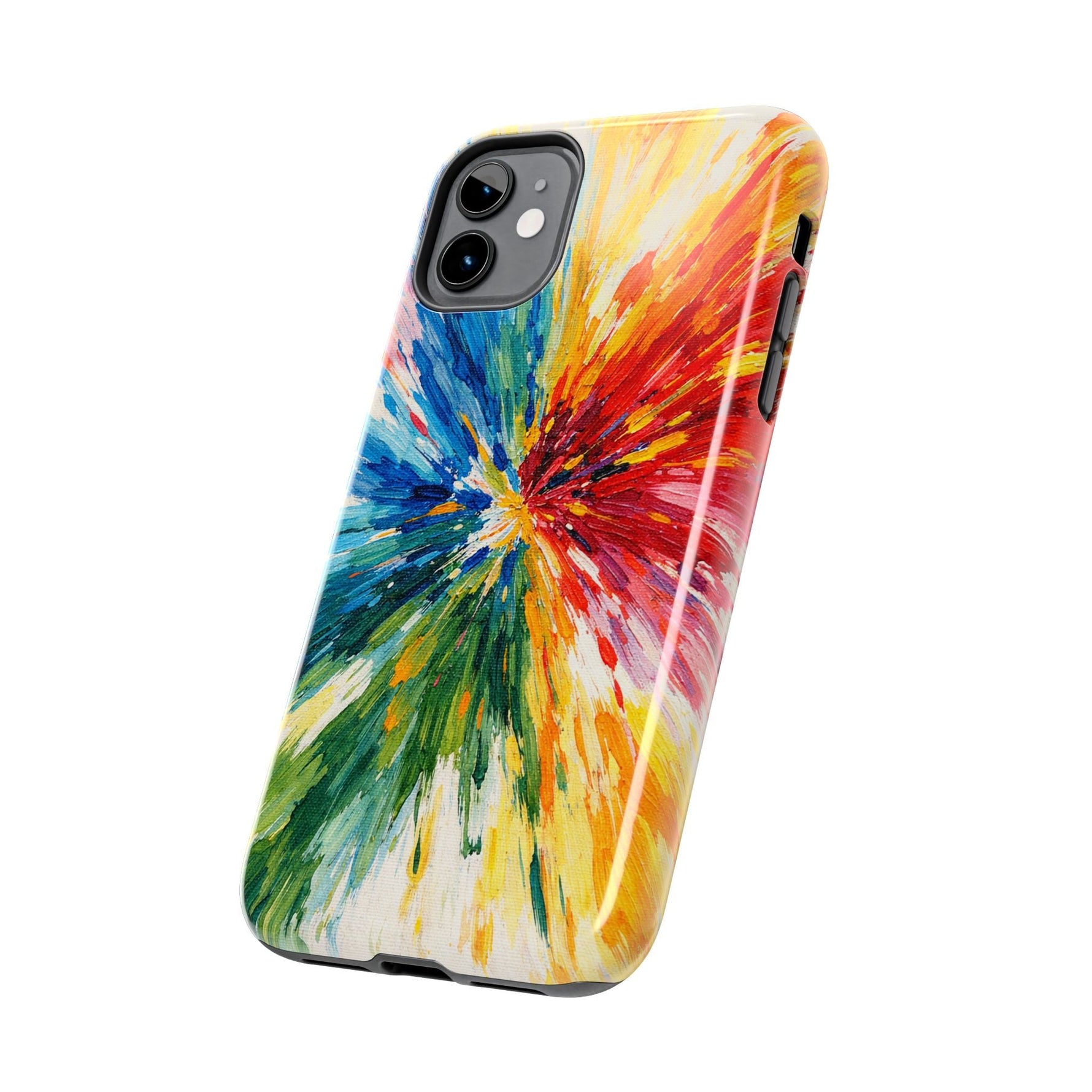 Vibrant Abstract Paint Explosion Impact Phone Case  Shamo's