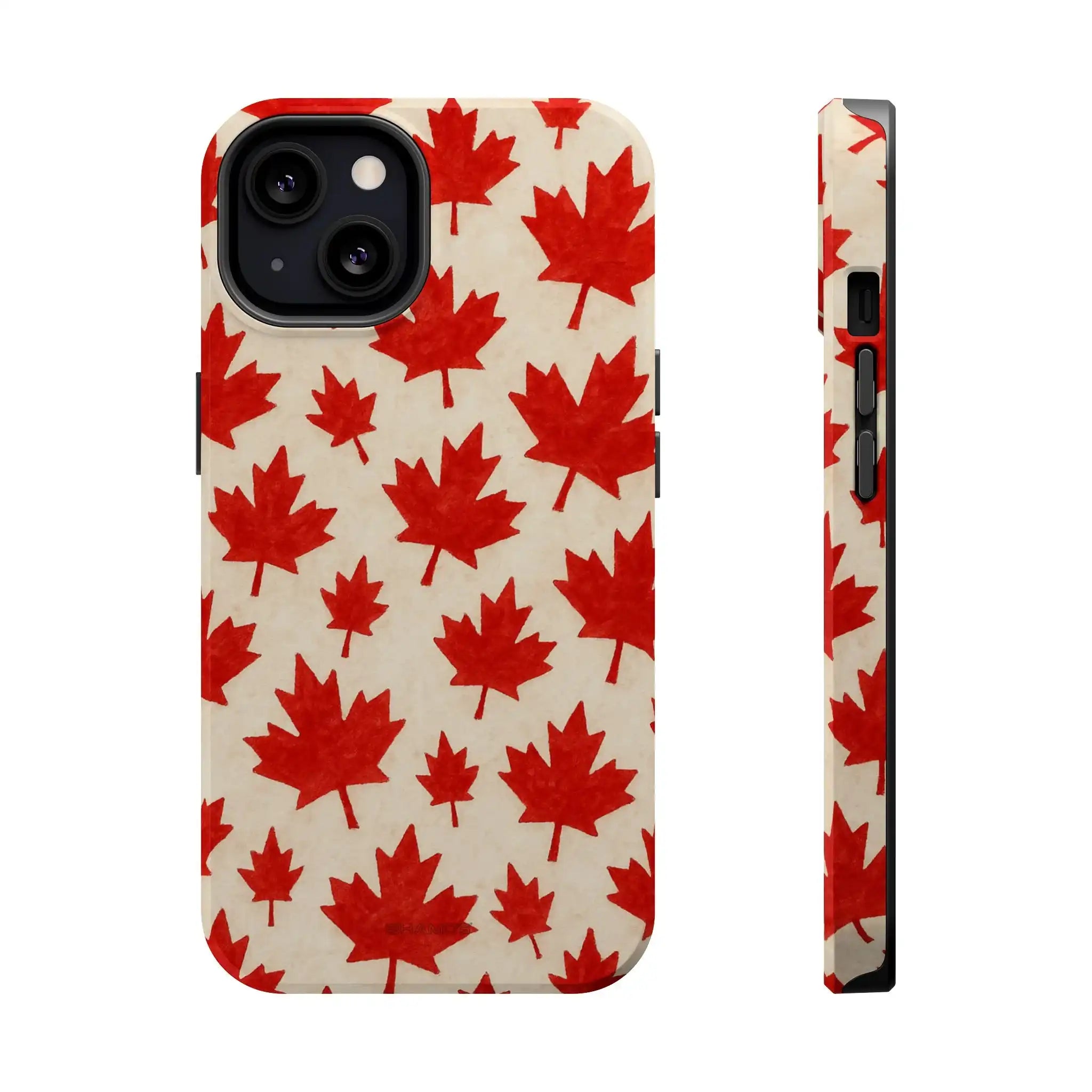 Canadian Flag Magnetic Impact-Resistant Phone Case - iPhone 13 / Glossy - Shamo's