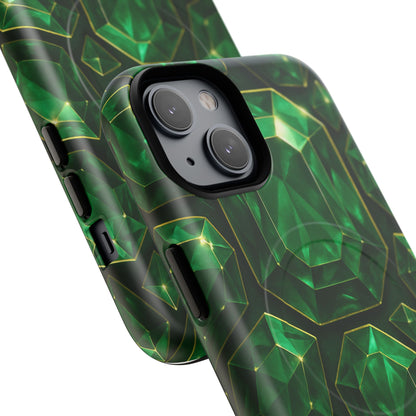 Luxury Series Emerald Gem iPhone Case with MagSafe