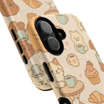 Funda para teléfono con diseño de gatos y perros y MagSafe