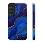 Blue Gold Marble Phone Case  Shamo's Samsung Galaxy S22 / Glossy / Without gift packagi