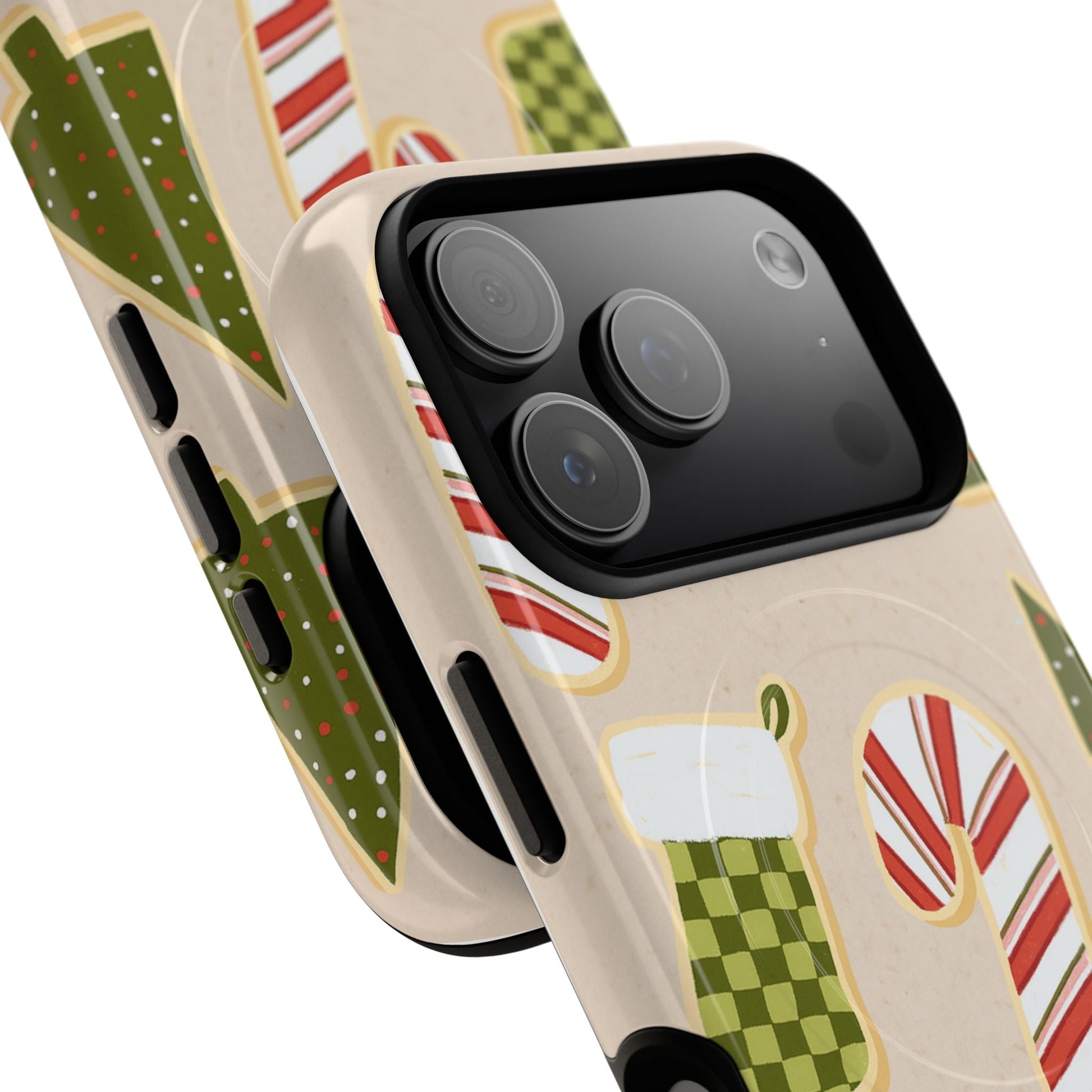 Festive Candy Cane Holiday iPhone Case | MagSafe  Shamo's