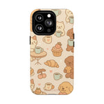 Funda para teléfono con diseño de gatos y perros y MagSafe