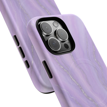 Lavender Marble iPhone Case with MagSafe