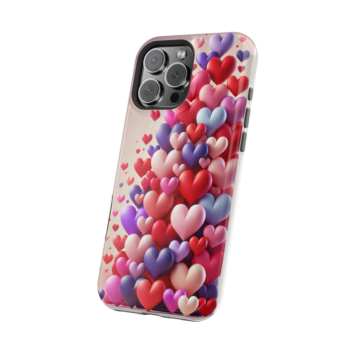 Shamo's Phone Case | MagSafe Compatible | Love Hearts Theme for iPhone 17 and more