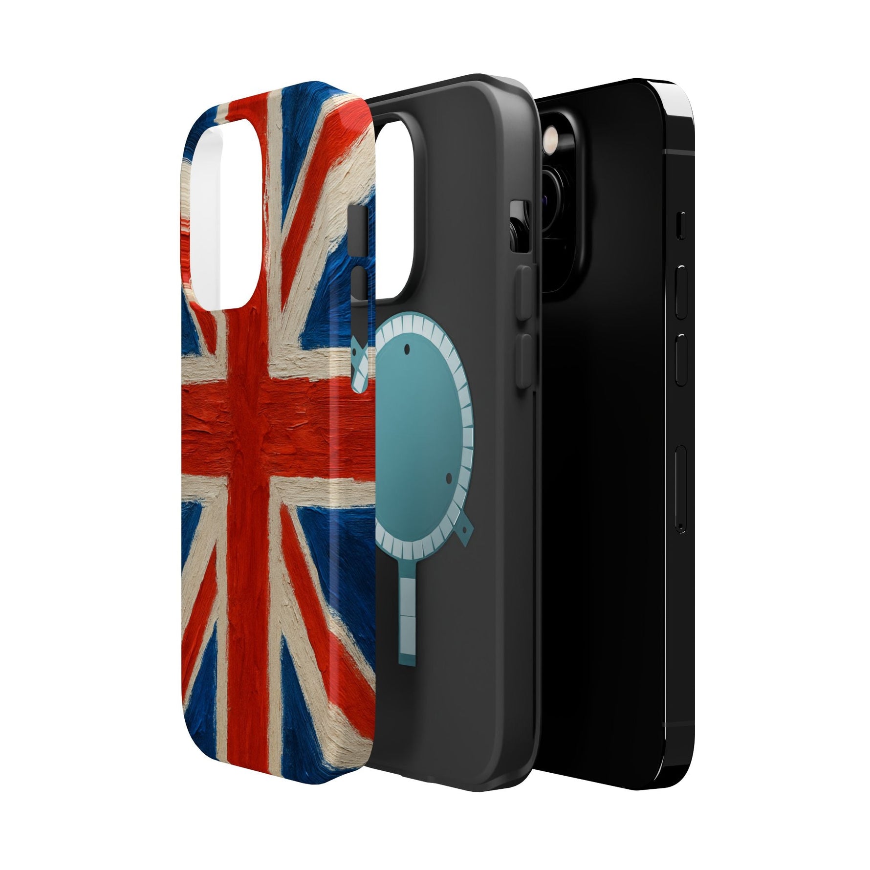 MagSafe Tough iPhone Case — UK Flag Magnetic Impact-Resistant Design  Shamo's