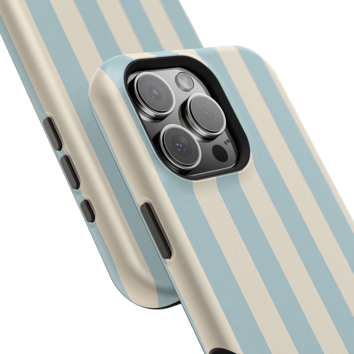 Blue Strips Pattern iPhone Case Compatible with MagSafe