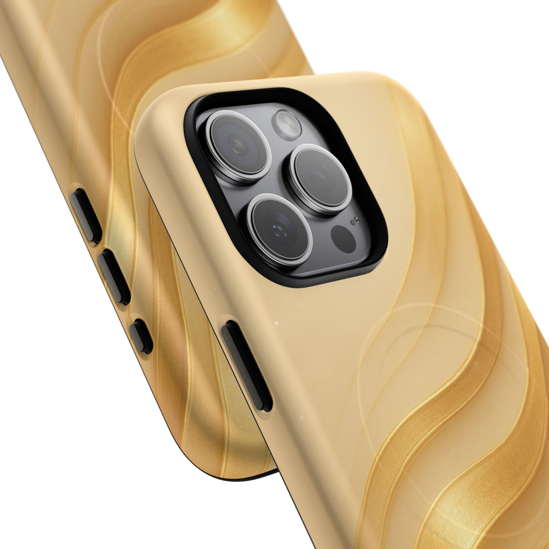 Luxury Series Golden Aura iPhone Case compatible with MagSafe - Shamo's