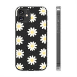 Clear Daisy Floral Phone Case, Impact-Resistant, Anti-Yellowing, Camera & Screen Protection - iPhone 12 / Without gift packaging - Shamo's