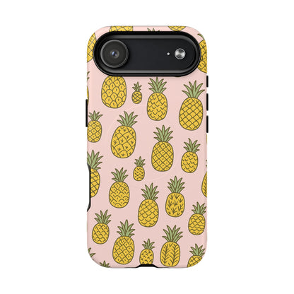 Pineapple Pattern Fruit Case for iPhone | MagSafe Compatible