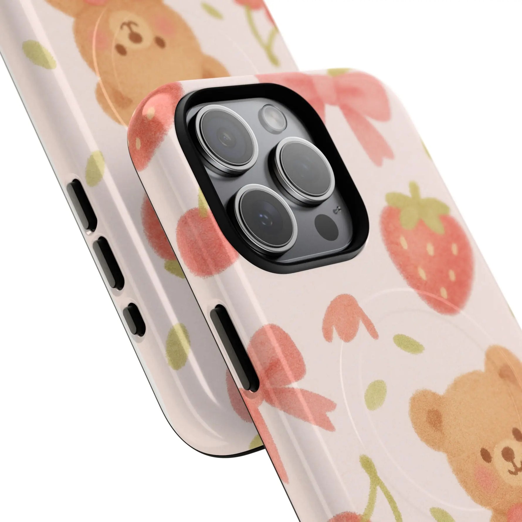 Teddy Berry Basket Friends iPhone Case with MagSafe - Shamo's
