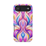 Colorful Abstract Swirl Magnetic Impact iPhone Case | MagSafe