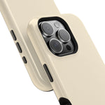 Buttercream Solid Color MagSafe compatible Impact-Resistant iPhone Case