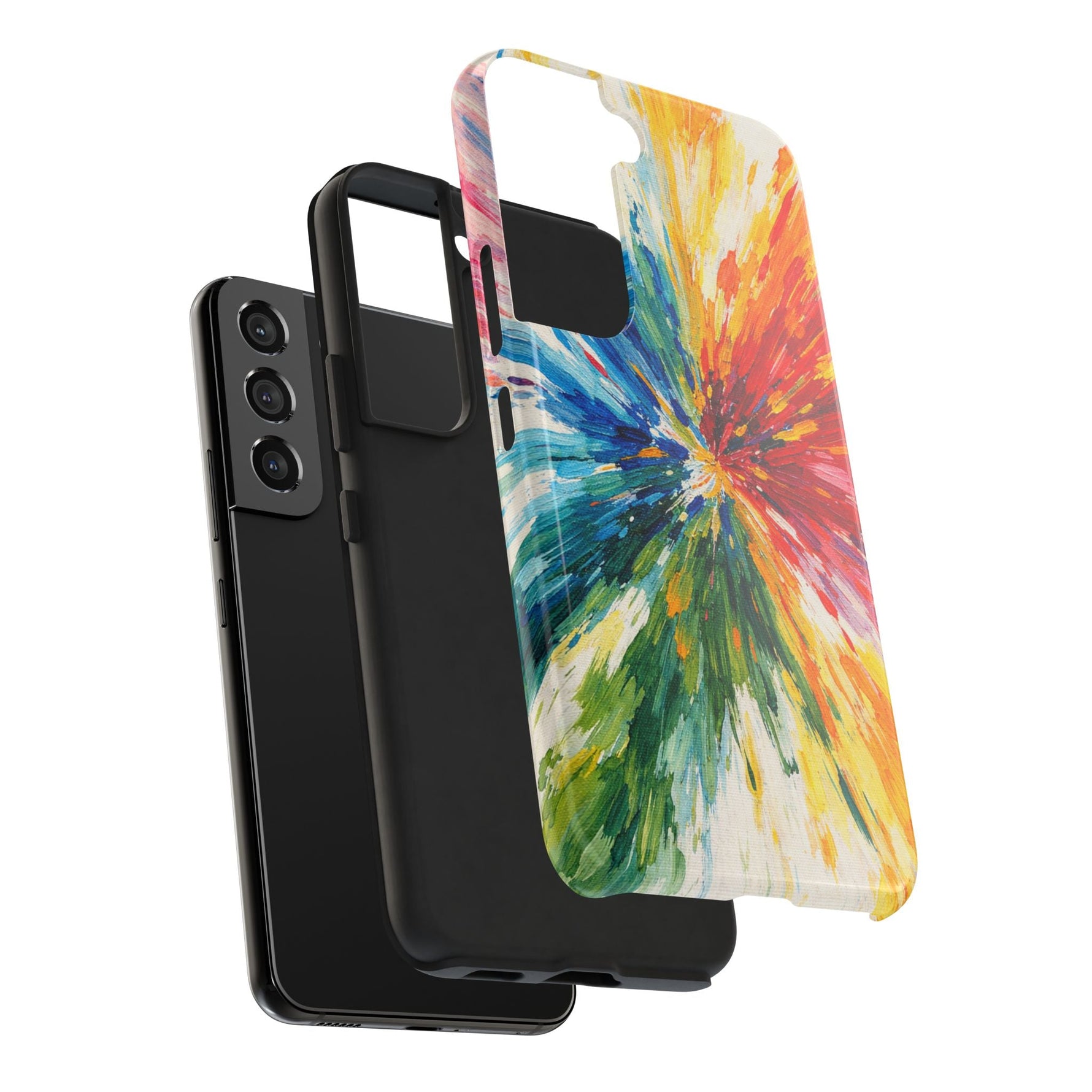 Vibrant Abstract Paint Explosion Impact Phone Case  Shamo's