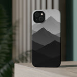 Monochrome Mountain Design iPhone Case | MagSafe  Shamo's