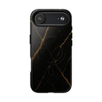 Black & Gold Marble iPhone Case with MagSafe - Shamo's