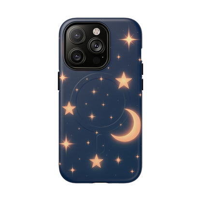 Moon Glow Magic Case for iPhone - Star and Moon Design | MagSafe