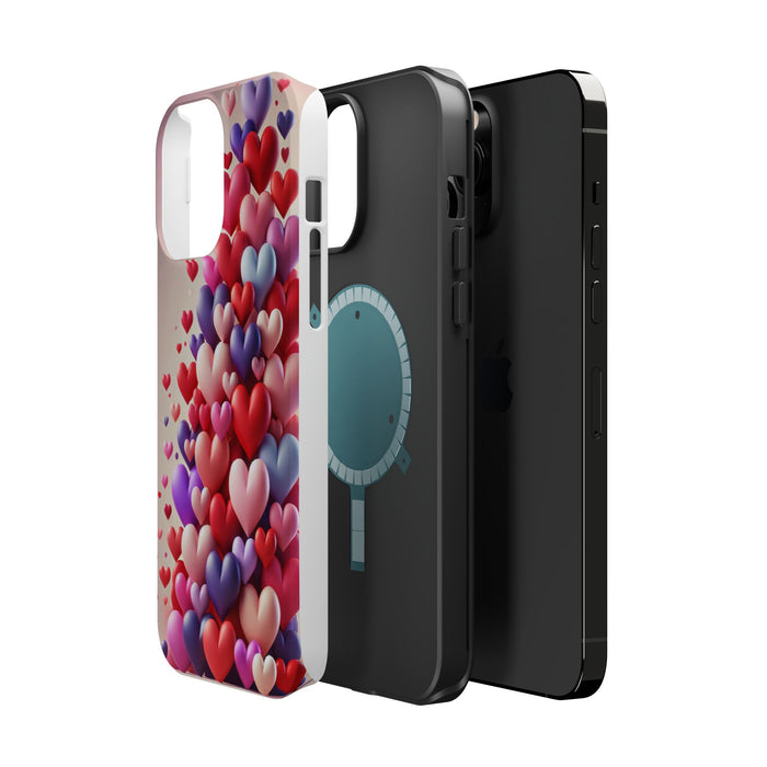 Shamo's Phone Case | MagSafe Compatible | Love Hearts Theme for iPhone 17 and more