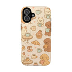 Coffee Cats & Dogs Phone Case with MagSafe - Shamo's