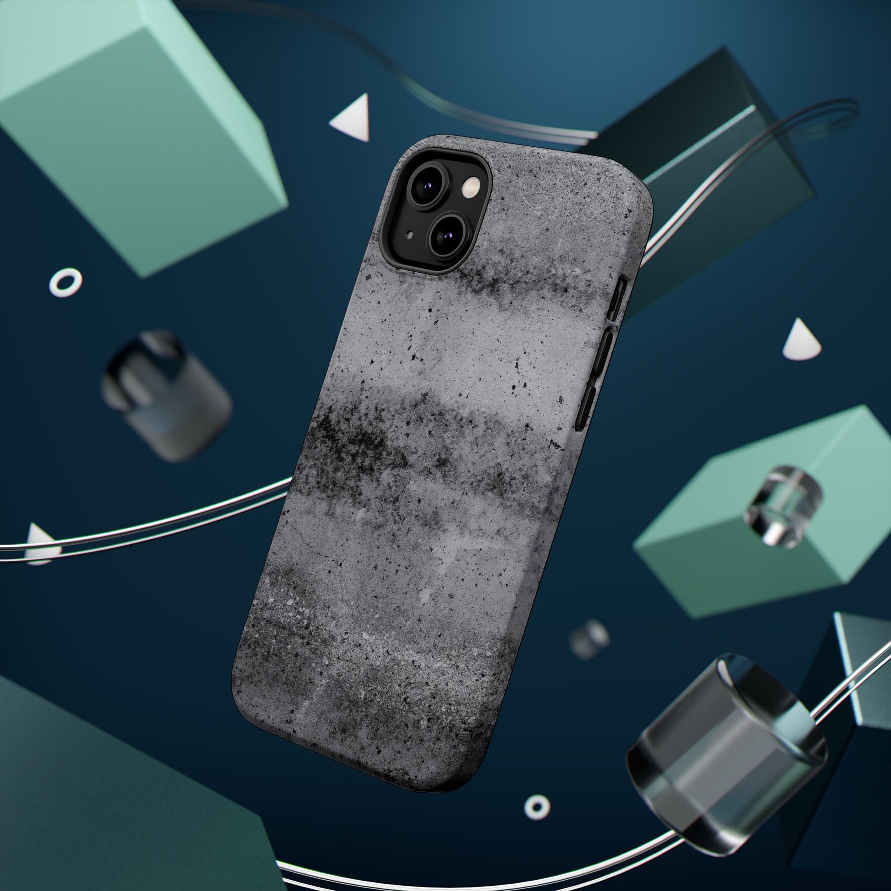 Concrete Pattern iPhone Case with Magsafe Compatibility