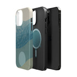 “Calm Over Chaos” Abstract Ocean Wave iPhone Case | MagSafe Compatible  Shamo's