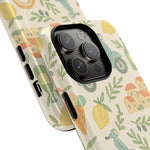 Italian Summer Drawing  iPhone Case — Lemon & Vespa Pattern Tough MagSafe Case  Shamo's