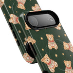 Funda para iPhone con diseño de osito de peluche y corazón (con MagSafe)