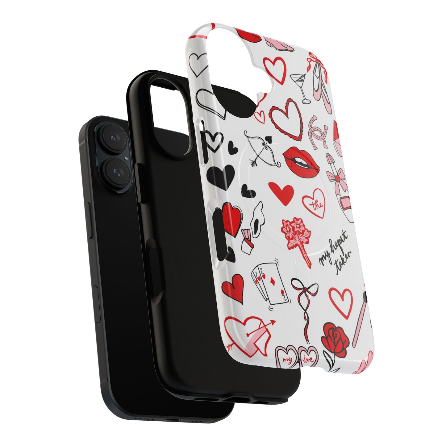Love Doodle Tough iPhone Case (MagSafe compatible)