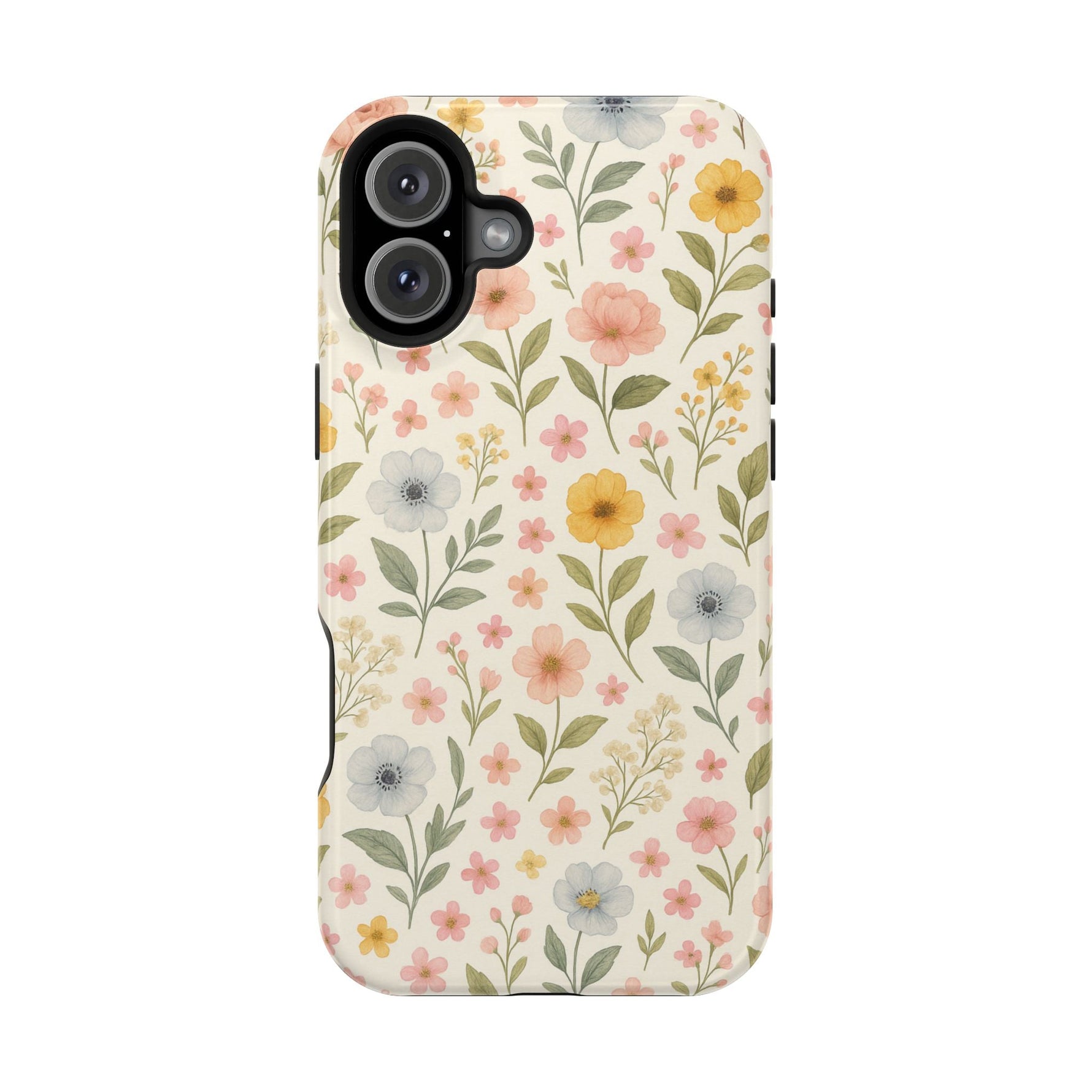 Floral Garden Impact iPhone Case with MagSafe compatibility  Shamo's iPhone 16 Plus / Glossy