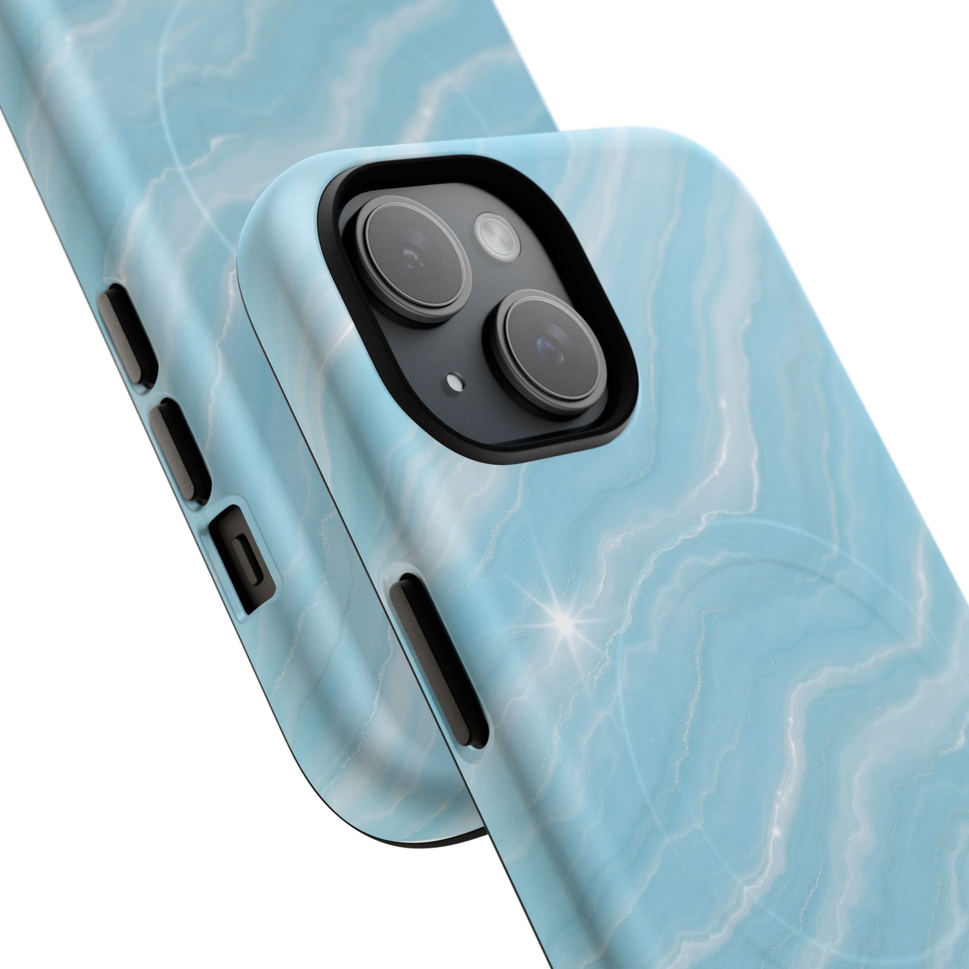 Sky Glow Marble iPhone Case with MagSafe - Shamo's