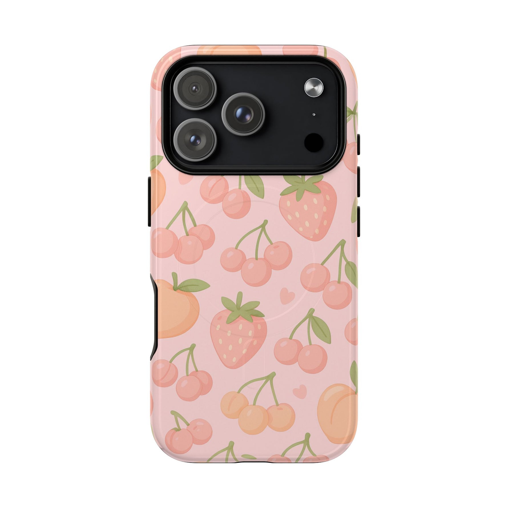 Cute Fruits iPhone Case - Colorful Cherry & Strawberry Design | MagSafe - Shamo's