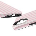 Pink Stripe Impact-Resistant Phone Case | MagSafe