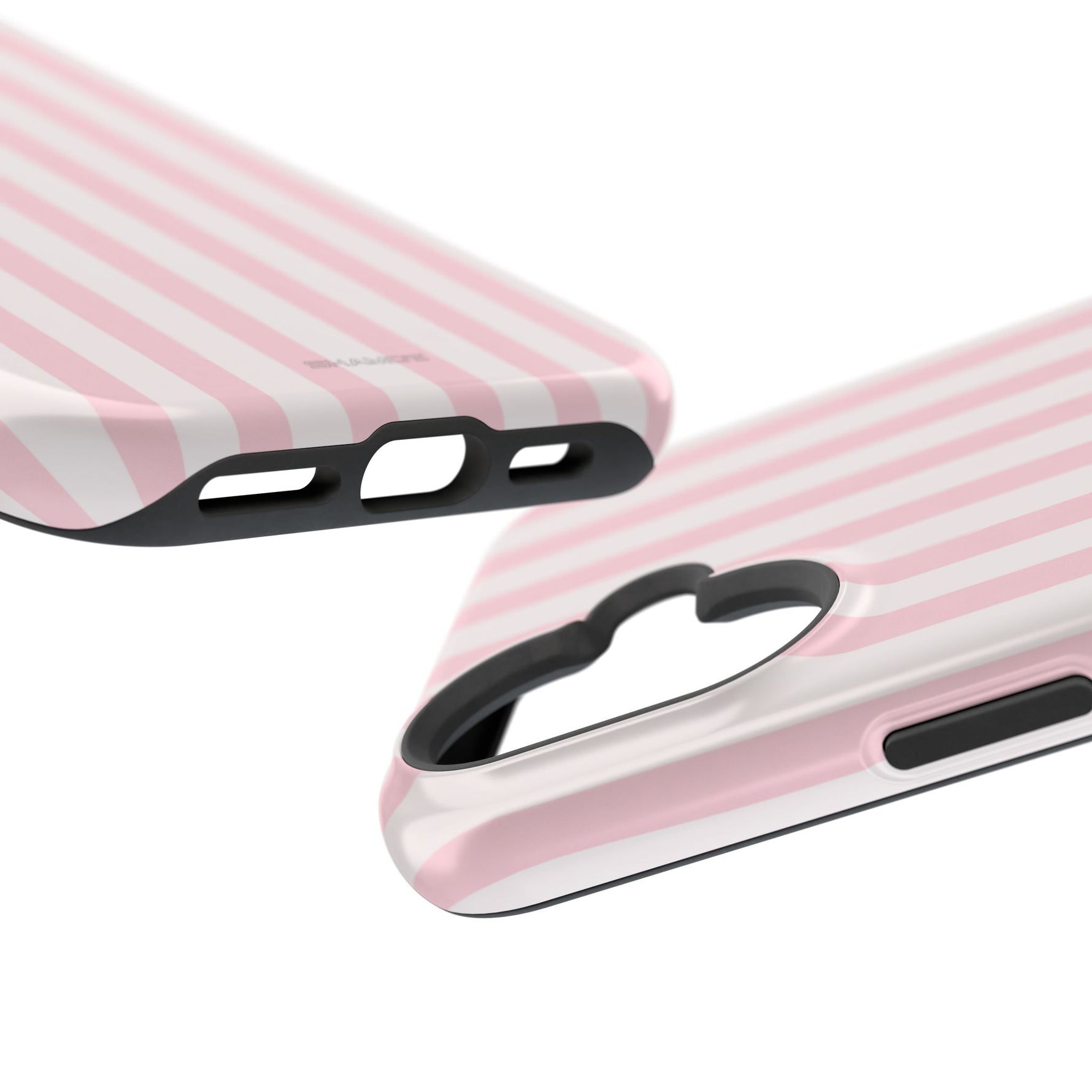 Pink Stripe Impact-Resistant Phone Case | MagSafe