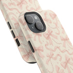 Coquette Bows Pattern iPhone Case | MagSafe - Shamo's
