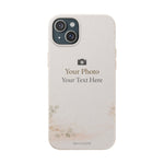 Personalizable Biodegradable Custom Phone Case | Add your own Photo and Text - iPhone 15 Plus - Shamo's