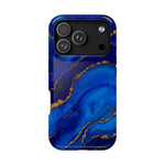 Blue Gold Marble Phone Case  Shamo's iPhone 17 Pro / Glossy / Without gift packaging