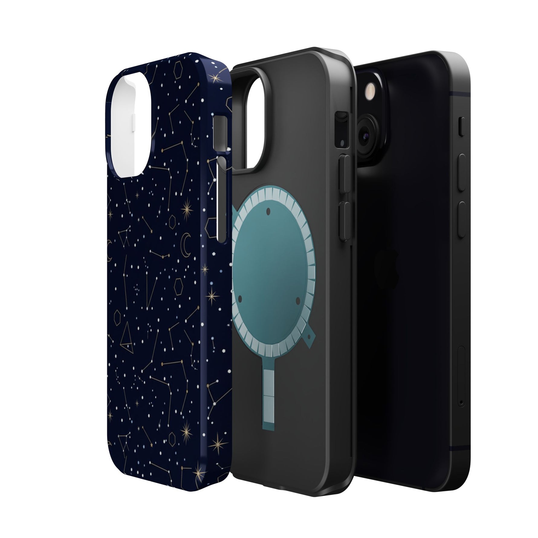 Constellation Night Magnetic Impact-Resistant Phone Case with MagSafe