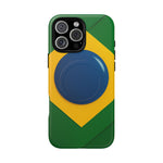 Brazil Flag iPhone Case | MagSafe - Shamo's
