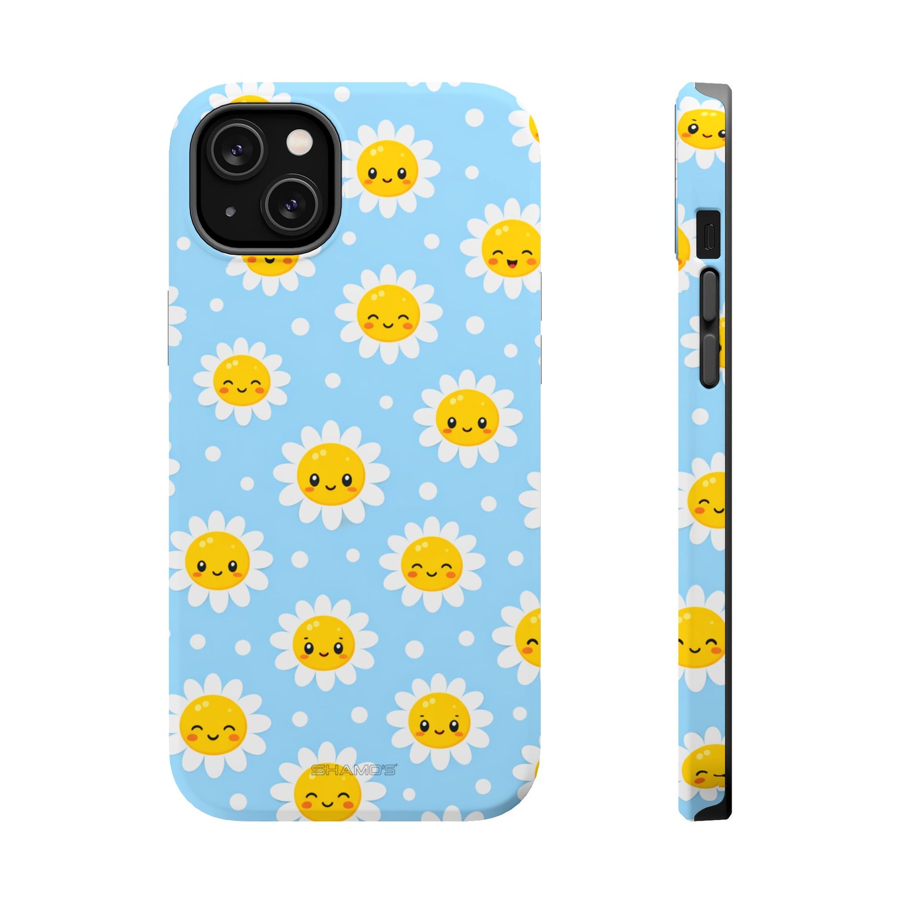 Sunny Daisy MagSafe Compatible Magnetic Phone Case — Impact-Resistant Cover