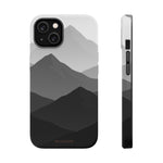 Monochrome Mountain Design iPhone Case | MagSafe