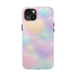 Cute Rainbow Hearts Phone Case  Shamo's iPhone 15 Plus